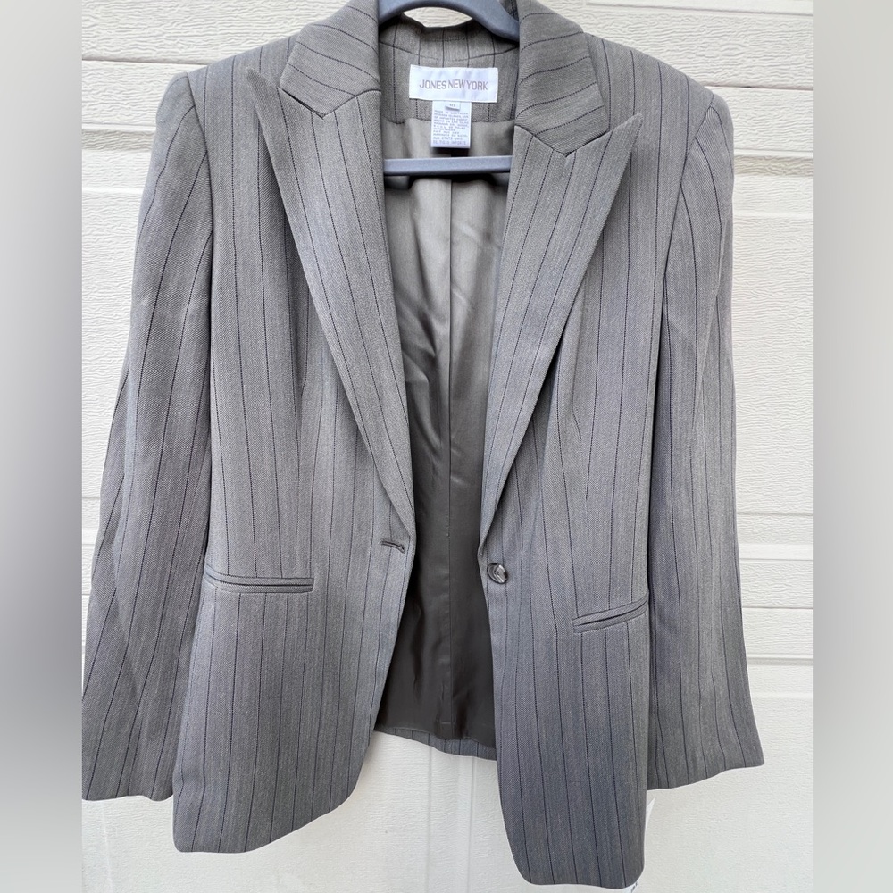 Jones New York New Striped Blazer size 10